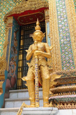 Guardian Daemon, Royal Palace, Bangkok, Thailand clipart