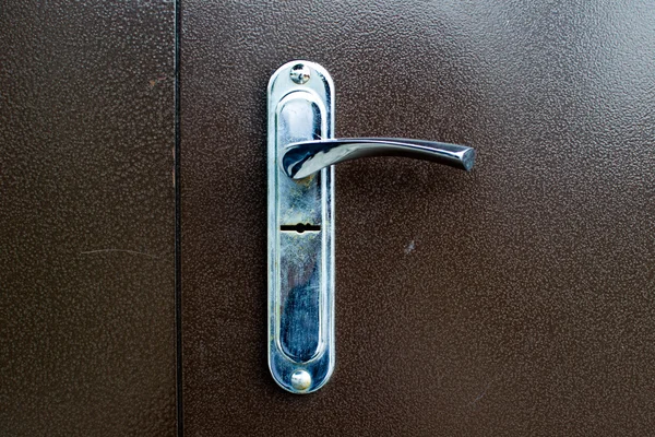 The door lock with the handle Royalty Free Stock Images