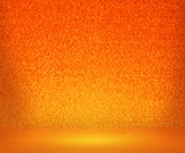 Orange Mosaic Bath Background clipart