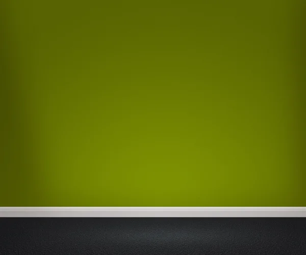 Green Home Interior — Stock Photo, Image