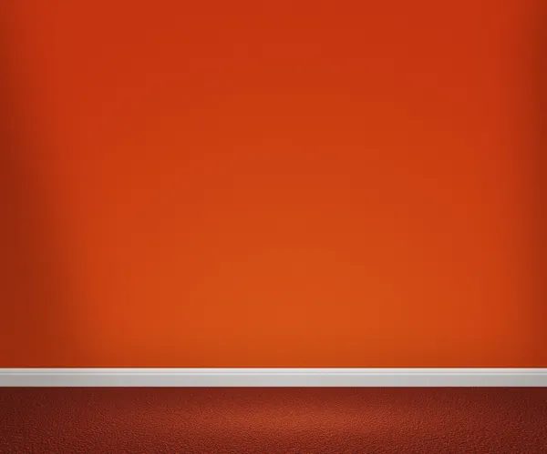 Oranžový pokoj — Stock fotografie