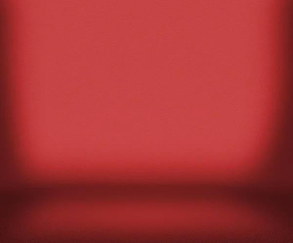 Chambre vide rouge — Photo