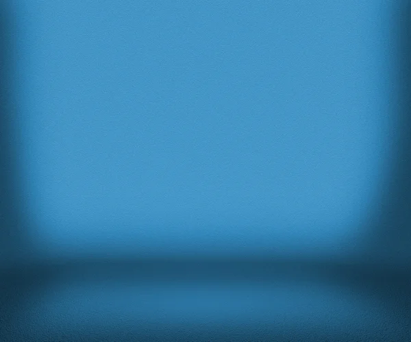 Chambre vide bleue — Photo