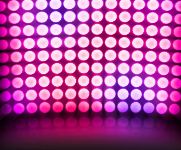 Violet Dance Disco Lights Scenario — Foto Stock