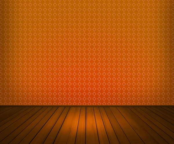 Orangefarbener Raum — Stockfoto