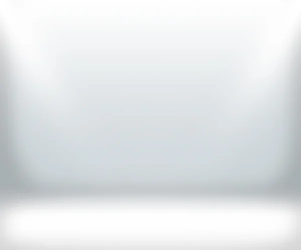 Bianco Mostra sfondo della stanza — Foto Stock