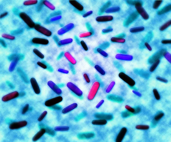 Niebieski wirus tekstura tło — Zdjęcie stockowe