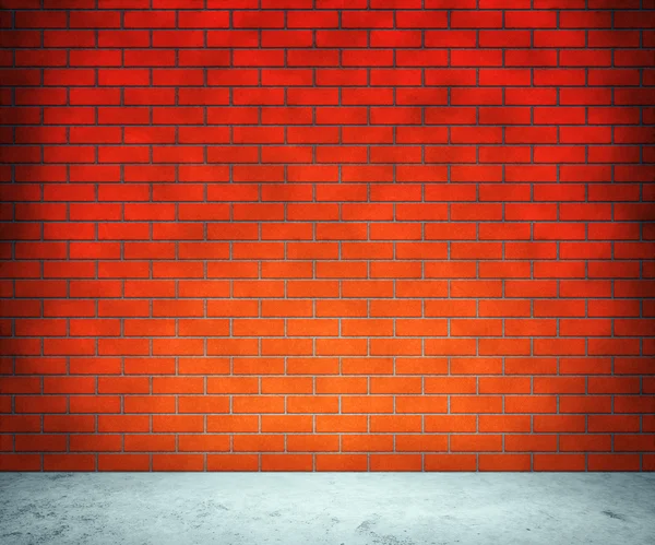 붉은 벽돌 룸 — 스톡 사진