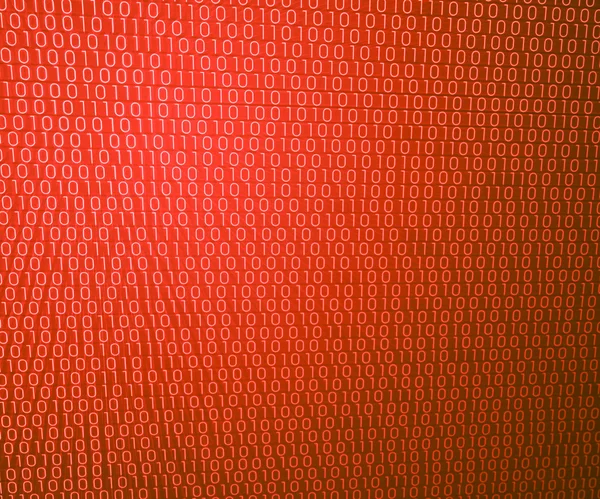 디지털 빨강 벽 — 스톡 사진