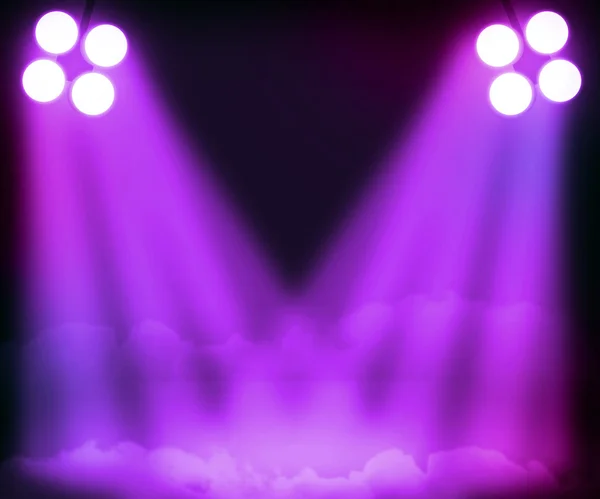 stock image Violet Spotlight Background