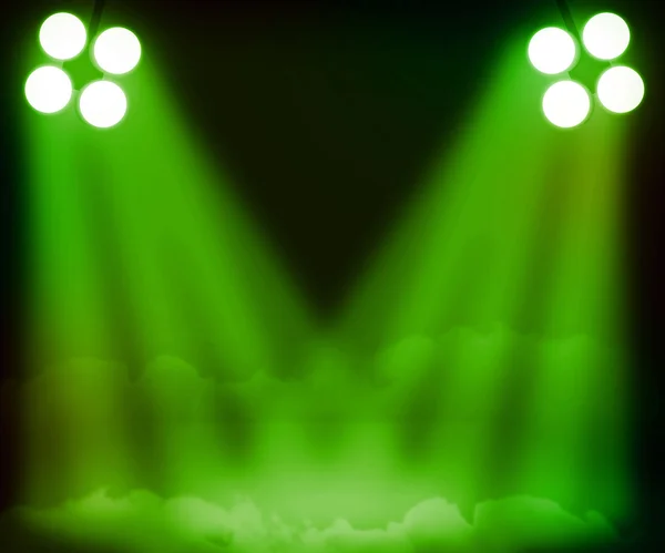 Green Spotlight Background — Stock Photo, Image