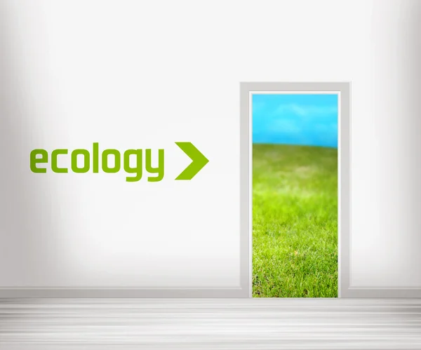 Deur tot ecologie — Stockfoto