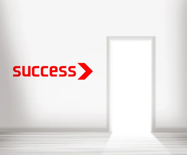 Tür zum Erfolg — Stockfoto