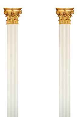 Single greek column clipart