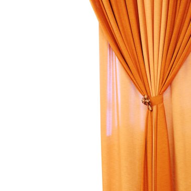 Gold curtain clipart