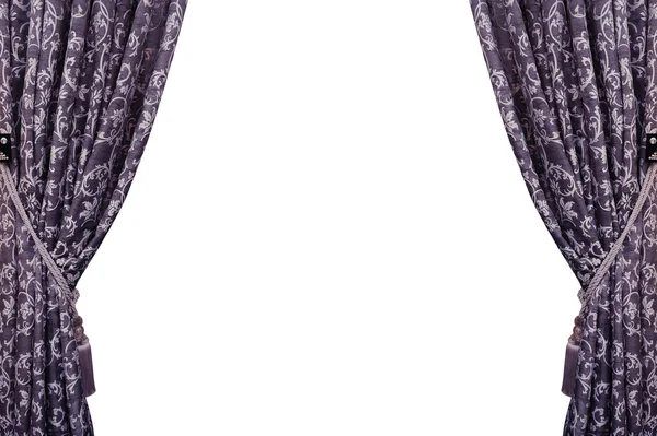 Gray curtain — Stock Photo, Image