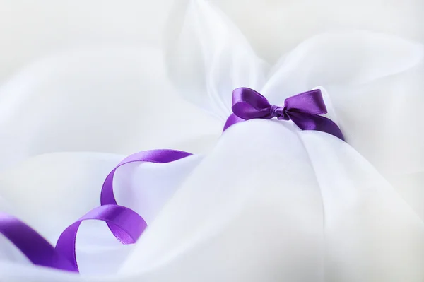 Violet ribbon — Stock Photo, Image