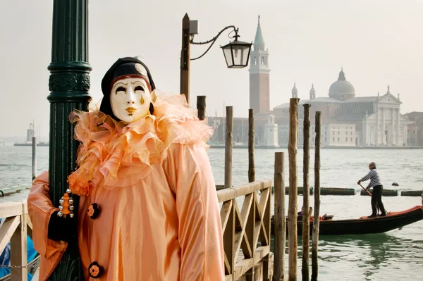 小丑在威尼斯 — 图库照片