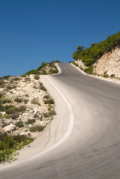stock image Curved road