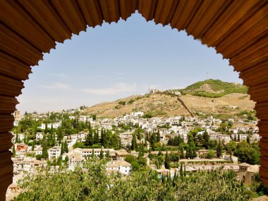 bir görünüm üzerinden granada, İspanya