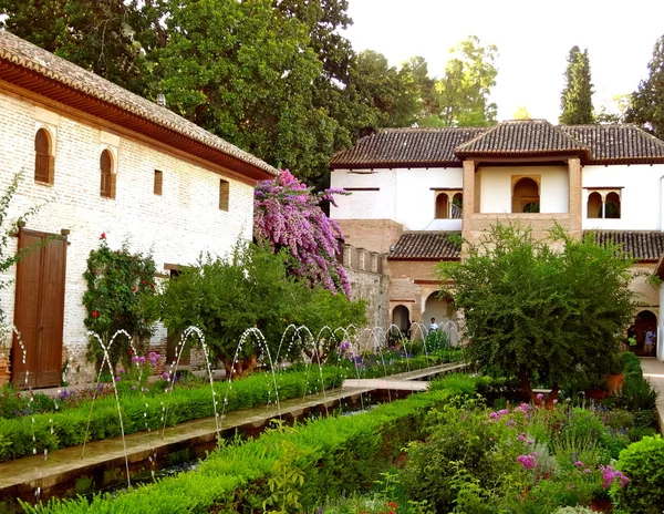 stock image A Spanish garden - Granada, Spain