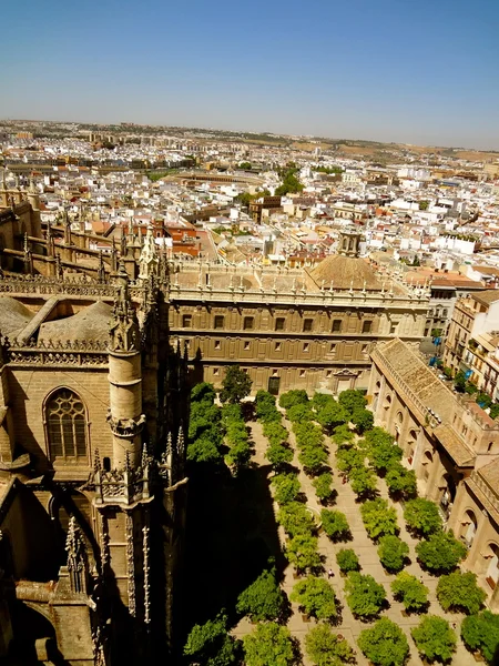 Vista de Sevilla, España desde la Catedral — Foto de Stock