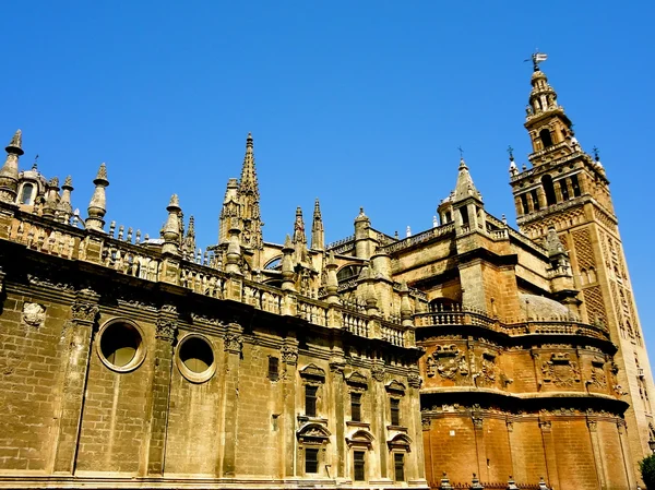 Spaanse architectuur in Sevilla, Spanje — Stockfoto