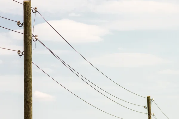 Stock image Two old power piles