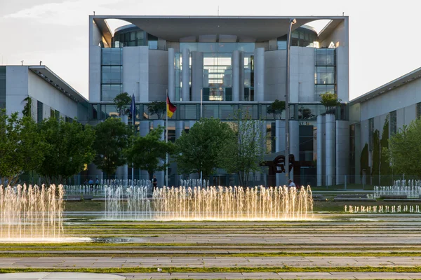 Federální kancléřství ("bundeskanzleramt") v Berlíně, Německo Stock Fotografie