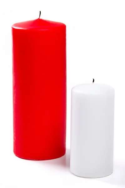 Two candles — Stok fotoğraf