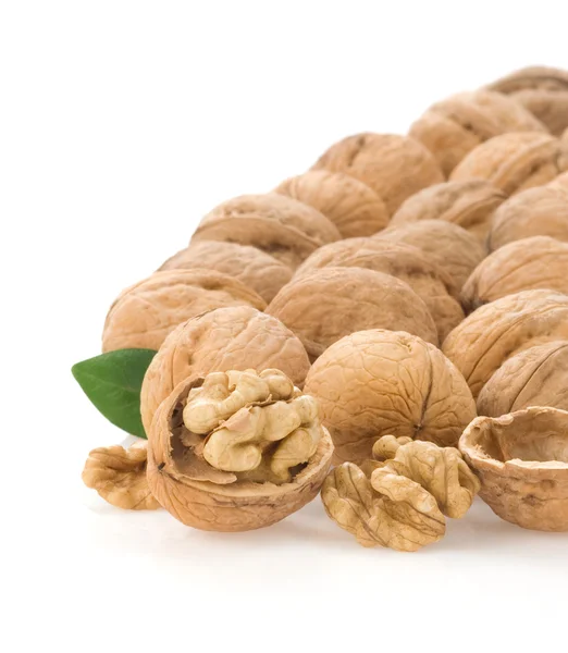 Nuts isolated on white — Stock Photo, Image