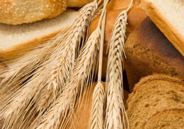 Bakery products and wheat clipart