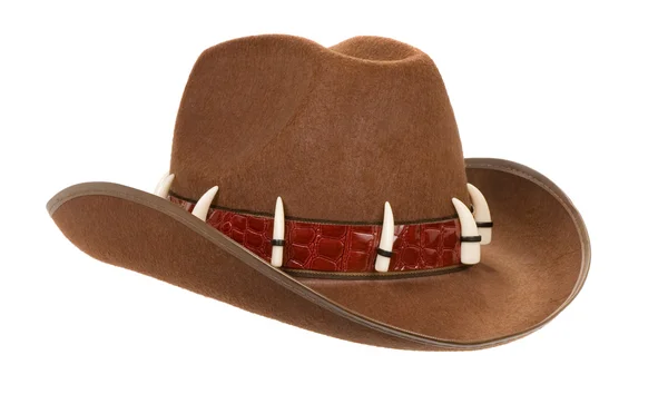 Cowboy hoed geïsoleerd op wit — Stockfoto