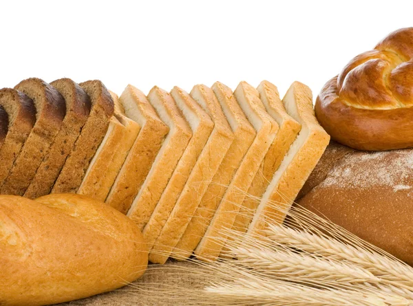 Хлебобулочные изделия и пшеница — стоковое фото