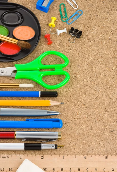 Schule und Büro Zubehör — Stockfoto