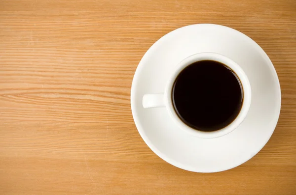 Tazza di caffè su legno — Foto Stock