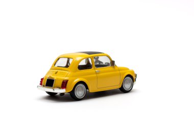 Yellow italian car. clipart