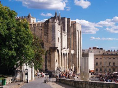 Palace of the Popes in Avignon, France clipart