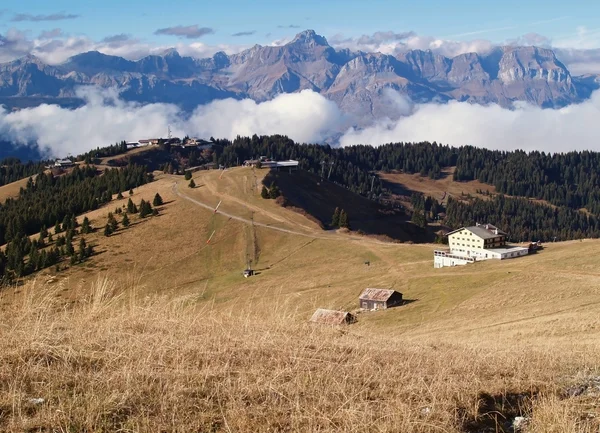 La terra del Monte Bianco, Alpi francesi — Foto Stock
