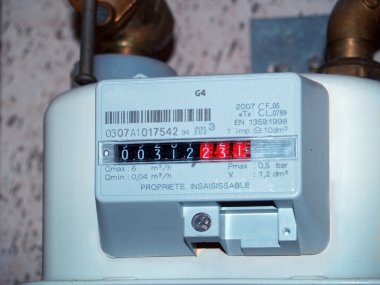 Gas meter clipart