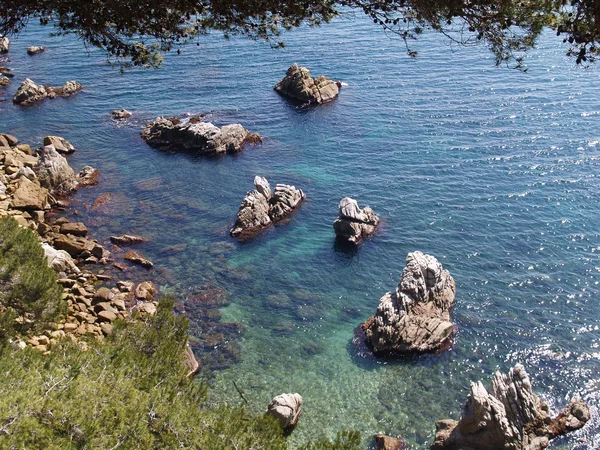 stock image Beautiful landscape at Lloret de Mar