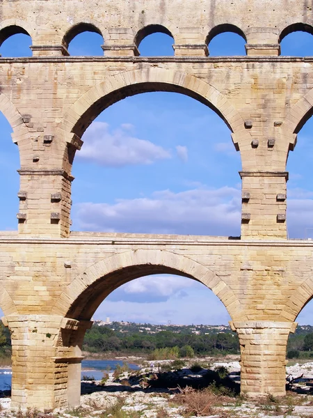 Aqueduct Pont du Gard — Stock Photo, Image