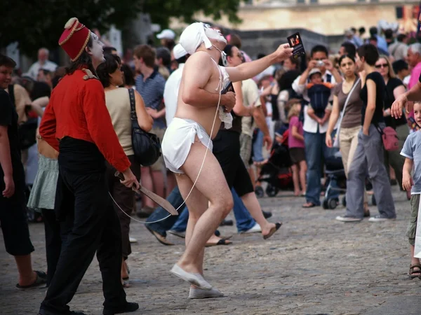 Teaterfestival i Avignon, juli 2005 - Stock-foto