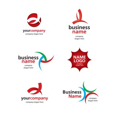 Several logos you can use as a company logo. clipart