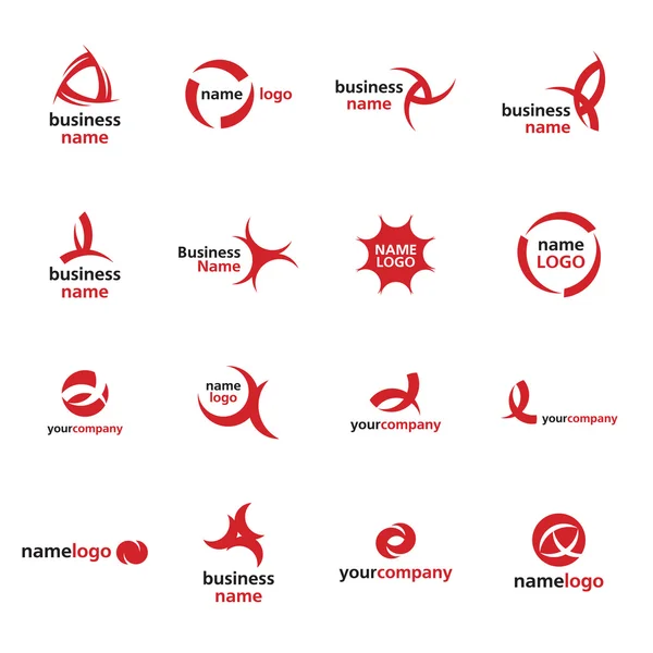 会社のロゴとして使用することができますいくつかのロゴ. — ストックベクタ