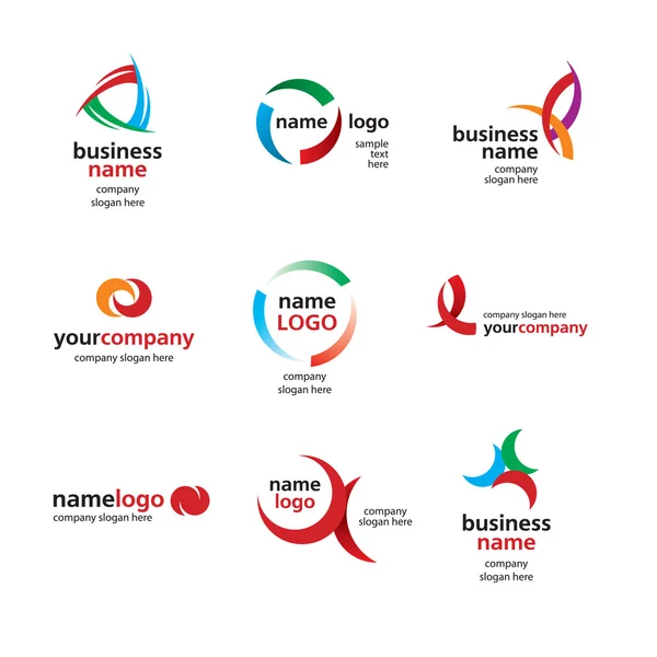 Plusieurs logos que vous pouvez utiliser comme logo d'entreprise . — Image vectorielle