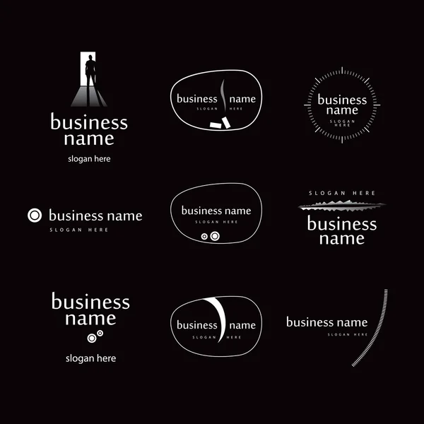 Several logos you can use as a company logo. — Stock Vector