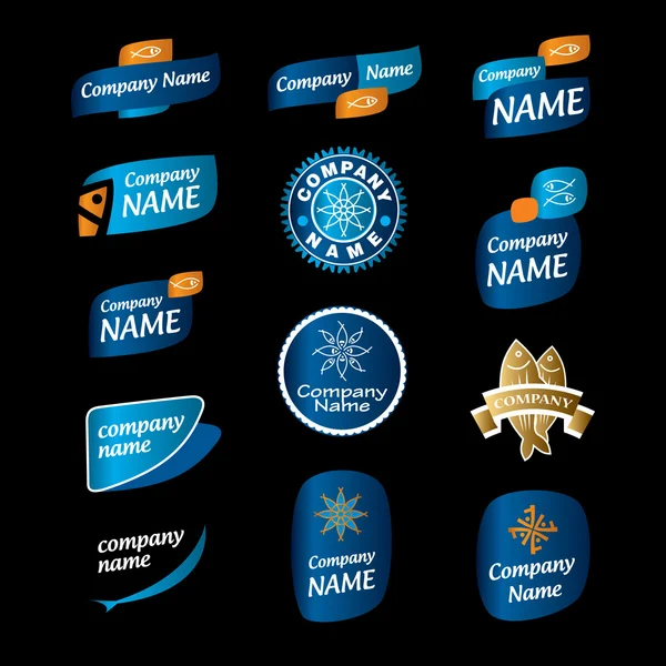 Mehrere Logos, die Sie als Firmenlogo verwenden können. — Stockvektor