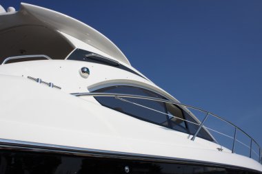 Luxury Motor Yacht clipart