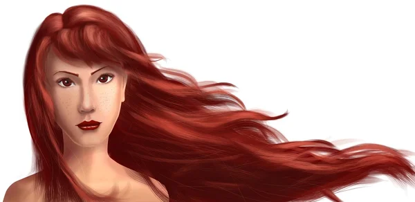 stock image Redhead girl